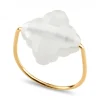 Morganne Bello Bague-BAGUE BAROQUE OR JAUNE PIERRE DE LUNE