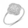 Morganne Bello Bague-BAGUE CHANCE DIAMANTS SERTIS OR BLANC