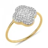 Morganne Bello Bague-BAGUE CHANCE DIAMANTS SERTIS OR JAUNE