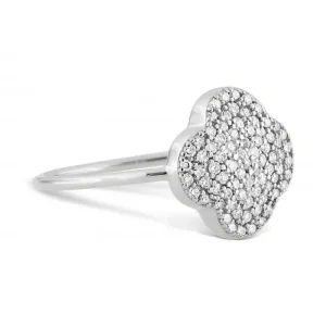 Morganne Bello Bague-BAGUE CHANCE DIAMANTS SERTIS OR BLANC