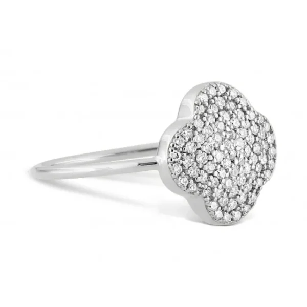 Morganne Bello Bague-BAGUE CHANCE DIAMANTS SERTIS OR BLANC