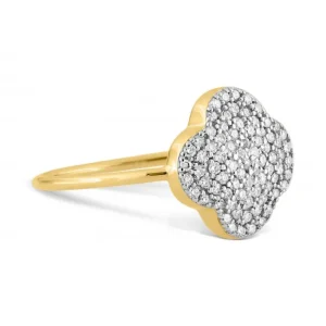 Morganne Bello Bague-BAGUE CHANCE DIAMANTS SERTIS OR JAUNE
