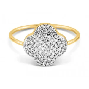 Morganne Bello Bague-BAGUE CHANCE DIAMANTS SERTIS OR JAUNE