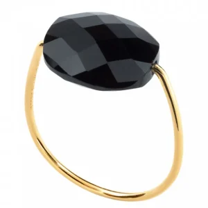 Morganne Bello Bague-BAGUE OR JAUNE COUSSIN ONYX