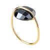 Morganne Bello Bague-BAGUE OR JAUNE HEMATITE