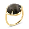 Morganne Bello Bague-BAGUE SONGE QUARTZ FUME + DIAMANTS OR JAUNE