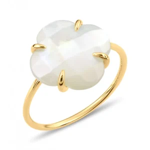 Morganne Bello Bague-BAGUE VICTORIA NACRE BLANCHE OR JAUNE