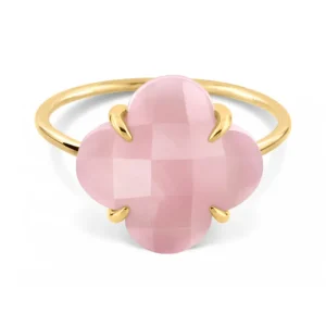 Morganne Bello Bague-BAGUE VICTORIA QUARTZ GUAVA OR JAUNE