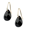 Morganne Bello Boucles D'Oreilles-BOUCLES D'OREILLES ALMA OR JAUNE ONYX