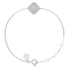 Morganne Bello Bracelet-BRACELET CHANCE DIAMANTS SERTIS OR BLANC