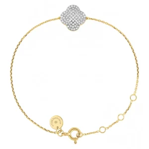 Morganne Bello Bracelet-BRACELET CHANCE DIAMANTS SERTIS OR JAUNE