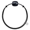 Morganne Bello Cordons-BRACELET CORDON NOIR COUSSIN ONYX