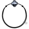 Morganne Bello Cordons-BRACELET CORDON NOIR TREFLE HEMATITE