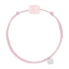 Morganne Bello Cordons-BRACELET CORDON ROSE COUSSIN MINI QUARTZ ROSE