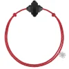 Morganne Bello Cordons-BRACELET CORDON VERMILLON BAROQUE ONYX