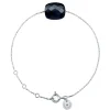 Morganne Bello Bracelet-BRACELET OR BLANC COUSSIN ONYX