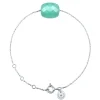 Morganne Bello Bracelet-BRACELET OR BLANC COUSSIN AMAZONITE