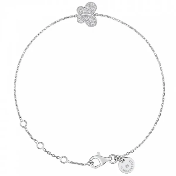 Morganne Bello Bracelet-BRACELET OR BLANC DIAMANTS