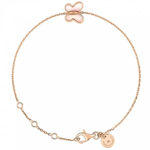 Morganne Bello Bracelet-BRACELET ROSE NACRE ROSE