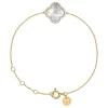 Morganne Bello Bracelet-BRACELET VICTORIA DIAMANTS NACRE BLANCHE + DIAMANTS OR JAUNE