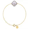 Morganne Bello Bracelet-BRACELET VICTORIA DIAMANTS AMETHYSTE ROSE + DIAMANTS OR JAUNE