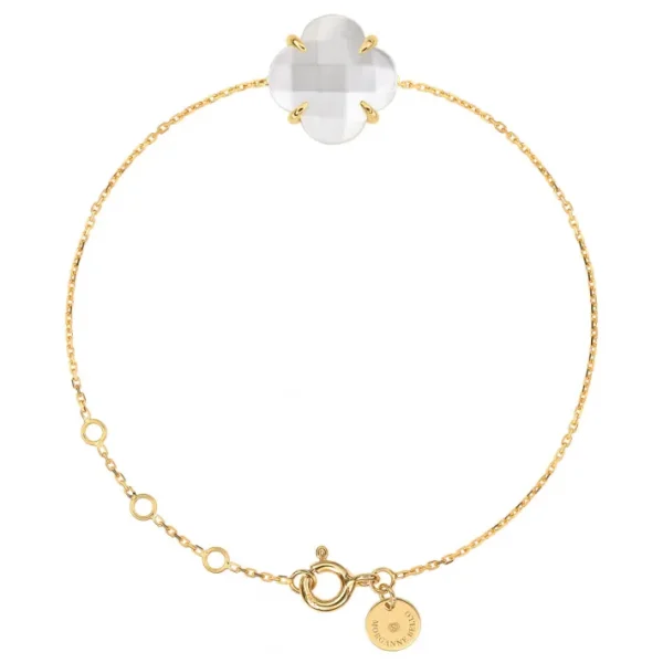 Morganne Bello Bracelet-BRACELET VICTORIA NACRE BLANCHE OR JAUNE
