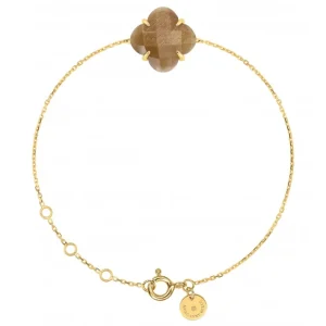 Morganne Bello Bracelet-BRACELET VICTORIA PIERRE DE SOLEIL OR JAUNE