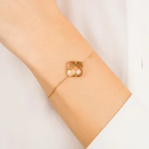 Morganne Bello Bracelet-BRACELET VICTORIA PIERRE DE SOLEIL OR JAUNE