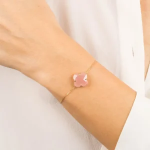 Morganne Bello Bracelet-BRACELET VICTORIA QUARTZ GUAVA OR JAUNE