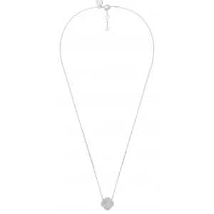 Morganne Bello Collier-COLLIER CHANCE DIAMANTS SERTIS OR BLANC