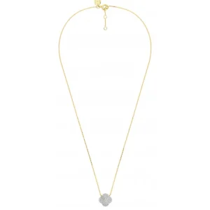 Morganne Bello Collier-COLLIER CHANCE DIAMANTS SERTIS OR JAUNE