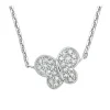Morganne Bello Collier-COLLIER OR BLANC DIAMANTS