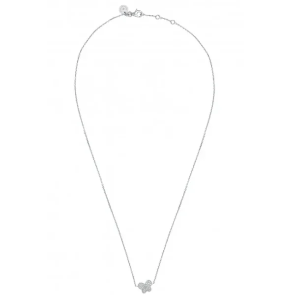 Morganne Bello Collier-COLLIER OR BLANC DIAMANTS