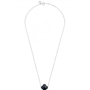 Morganne Bello Collier-COLLIER OR BLANC TREFLE ONYX