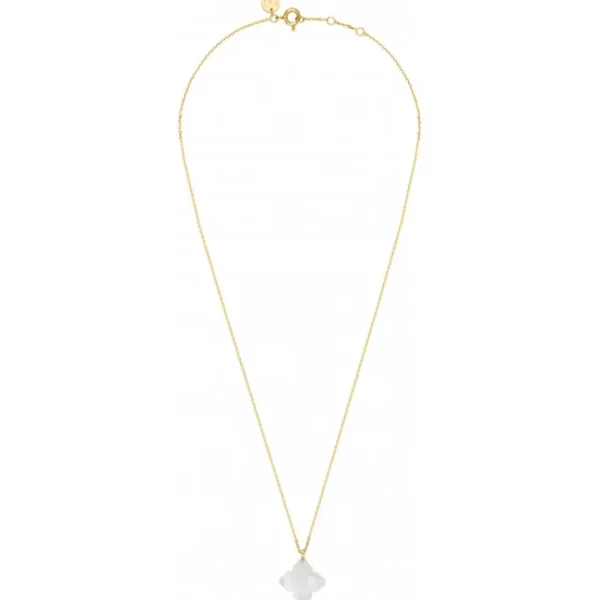 Morganne Bello Collier-COLLIER OR JAUNE BAROQUE PIERRE DE LUNE