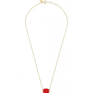 Morganne Bello Collier-COLLIER OR JAUNE COUSSIN CORNALINE