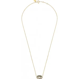 Morganne Bello Collier-COLLIER OR JAUNE COUSSIN PYRITE