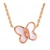 Morganne Bello Collier-COLLIER PM ROSE NACRE ROSE