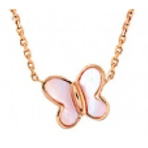 Morganne Bello Collier-COLLIER PM ROSE NACRE ROSE