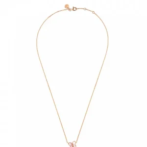 Morganne Bello Collier-COLLIER PM ROSE NACRE ROSE
