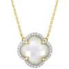 Morganne Bello Collier-COLLIER VICTORIA DIAMANTS OPALE ETHIOPIENNE + DIAMANTS OR JAUNE