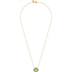 Morganne Bello Collier-COLLIER VICTORIA DIAMANTS PERIDOT + DIAMANTS OR JAUNE