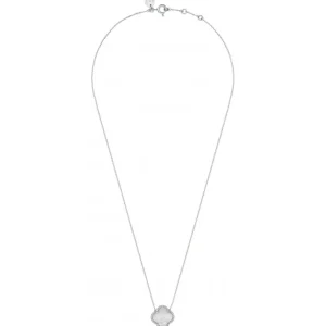 Morganne Bello Collier-COLLIER VICTORIA DIAMANTS NACRE BLANCHE + DIAMANTS OR BLANC