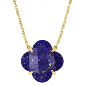 Morganne Bello Collier-COLLIER VICTORIA LAPIS LAZULI OR JAUNE