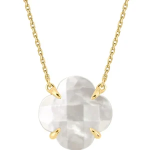Morganne Bello Collier-COLLIER VICTORIA NACRE BLANCHE OR JAUNE