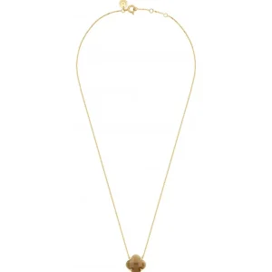 Morganne Bello Collier-COLLIER VICTORIA PIERRE DE SOLEIL OR JAUNE