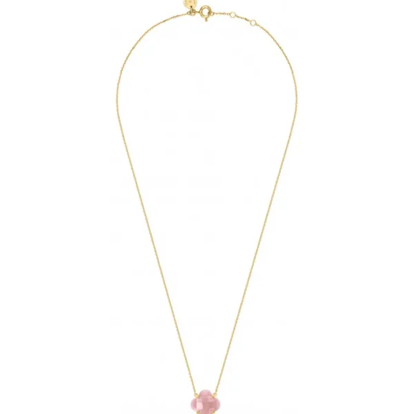 Morganne Bello Collier-COLLIER VICTORIA QUARTZ GUAVA OR JAUNE