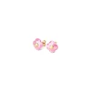 Morganne Bello Boucles D'Oreilles-PUCES D'OREILLES OR JAUNE RHODOCHROSITE